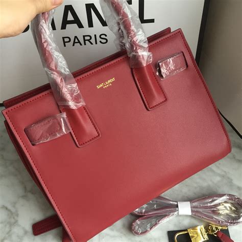 dark red wine ysl bag